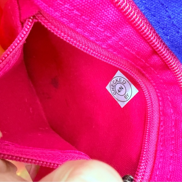 Laurel Burch Shoulder Crossbody Bag colorful rainbow beaded cat purse / mirror - Picture 8 of 10